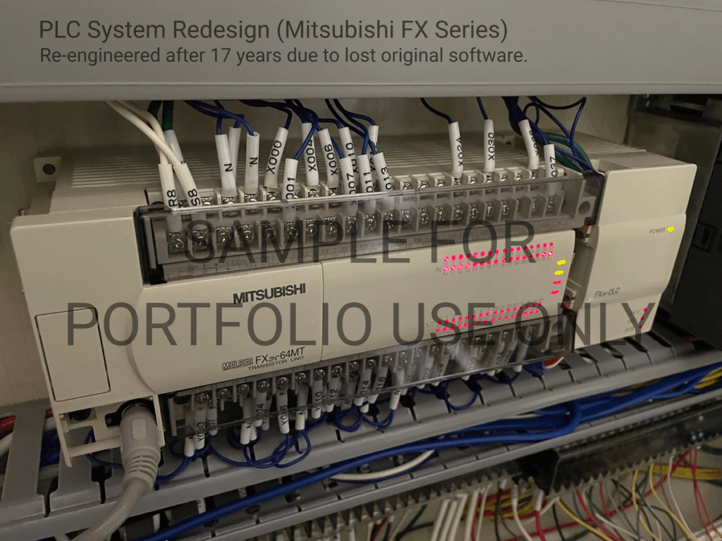 plc system redesign (mitsubishi fx series)