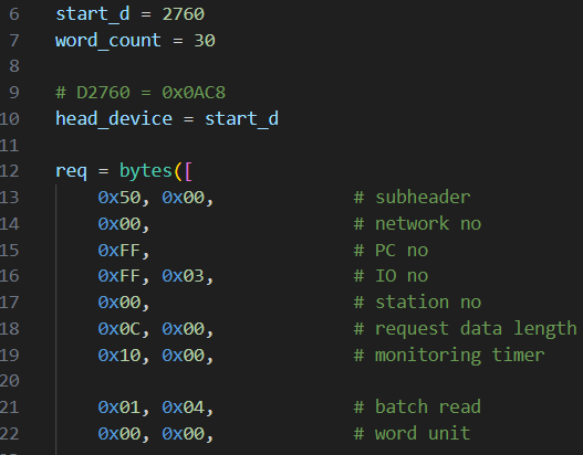 kv8000a plc using mc protocol
